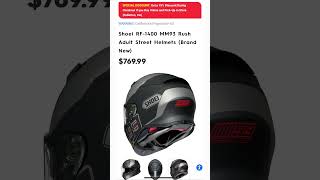 Motorhelmets Store Sale Shoei RF1400 MM93 Rush amp Gleam Adult Street Motorcycle Helmets shortsvideo [upl. by Akiner]