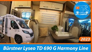 New SemiIntegrated  Buerstner Lyseo TD 690 G Harmony Line  Motorhome Tour 2023  Caravan Salon [upl. by Wing]