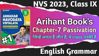 English Chapter7 Passivation JNV 2023 Class 9 [upl. by Attekahs448]