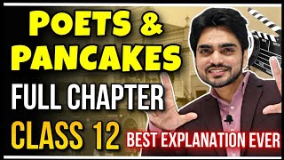 Poets And Pancakes Class 12  CBSE English Chapter 6  Full SummaryQuestions And AnswersIn Hindi [upl. by Vange]