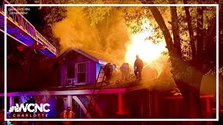 Charlotte FD House fire was intentionally set [upl. by Zetnauq]