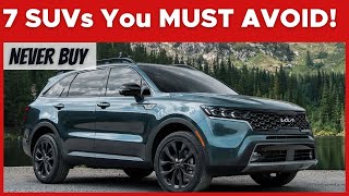 Here Are 7 SUVs You MUST AVOID [upl. by Annyrb]