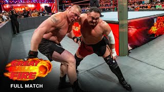 FULL MATCH  Brock Lesnar vs Samoa Joe – Universal Title Match WWE Great Balls of Fire 2017 [upl. by Soigroeg446]