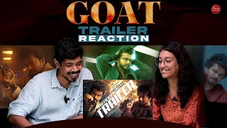 GOAT Trailer Reaction  Vijay  Venkat Prabhu  Yuvan Shankar Raja  English [upl. by Aderfla]