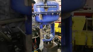 Fisher Control valve leak test instrumentation [upl. by Gabriella]