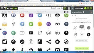 how to download social icon free  flaticon vector icon use [upl. by Garth]