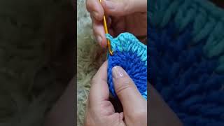 Aumento tejido a crochet punto alto copia [upl. by Omrellug78]