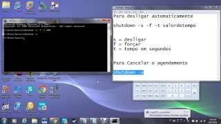 Como desligar o computador pc automaticamente [upl. by Saxet]