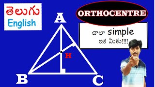 ORTHOCENTRE  INTER MATHS  TRIANGLE  ALTITUDES  CLEAR EXPLANATION [upl. by Noedig858]