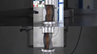 Steel I Beam Vs 300 Ton Hydraulic Press hydraulicpress Satisfying asmr science [upl. by Egag]