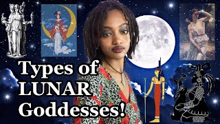 Types of LUNAR GODDESSES amp Connecting to the Divine Feminine🌛🌝🌜 [upl. by Given]