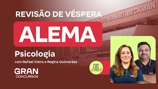 Concurso ALEMA Psicologia Revisão de Véspera [upl. by Tecla134]