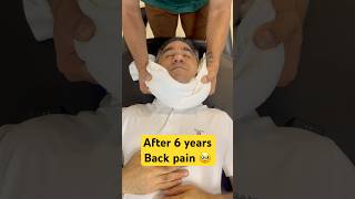 After 6 years pain 🥹chiropractor chiropractic relaxing massage massagetherapy therape [upl. by Garlinda985]