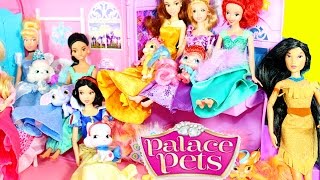 Disney Palace Pets Collection with Princess Ariel Little Mermaid [upl. by Elleinad]