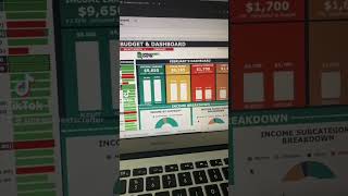 I’m obsessed finance budget excel spreadsheet personalfinance [upl. by Bartlett]