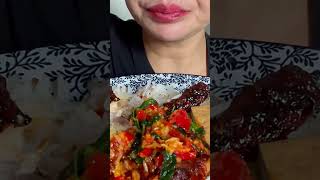 SUPERAYAM BAKAR SAMBAL KEMANGITOFU mukbang food asmr [upl. by Kennan]