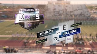 Weslaco East Wildcats vs Laredo Alexander Football Game [upl. by Nimsaj]