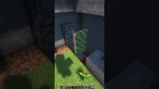 minecraft secret door  Kailefra minecraft redstone fyp [upl. by Morry]