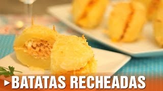 Como Fazer Batata Recheada [upl. by Amadis]