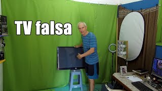 Truque de TV falsa no seu estúdio chroma key [upl. by Lecram]