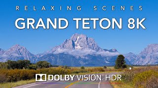 Driving Grand Teton National Park in 8K HDR Dolby Vision  Wyoming USA [upl. by Nojed15]