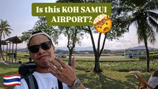 Koh Samui Airport is out of this world  Thailand [upl. by Eanehs]