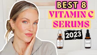 8 BEST VITAMIN C SERUMS 2023  GLOWING SKIN GUARANTEED ANTIAGING OVER 30 [upl. by Maice]