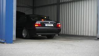 e38 740i BMW v8 m60b40 sound [upl. by Kred]