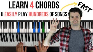 Learn 4 Chords to Play Hundreds of Songs [upl. by Arytas]