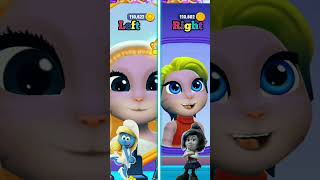 SMURFETTE Vs SMURF VEXY Makeover My Talking Angela 2 viral shorts mytalkingangela2 fyp tadc [upl. by Ecyarg926]