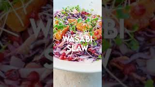 Vegan Wasabi Slaw Recipe [upl. by Akimrej]