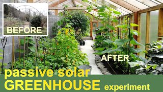 We built a passive solar GREENHOUSE  Here’s what happened [upl. by Zoie]