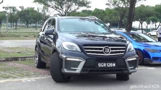 620bhp Brabus B63 Widestar  Start Up amp Accelerations [upl. by Garold]