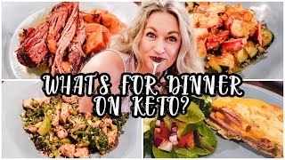 WHATS FOR DINNER ON KETO  WHAT TO EAT KETO DIET  Suz and The Crew [upl. by Wolsniw629]