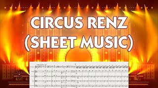 Circus Renz sheet music Souvenir de Cirque Renz score [upl. by Troyes]