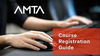 How to Register for AMTA Courses [upl. by Rengaw]