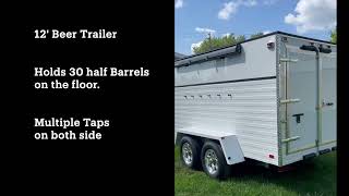 Refrigerated Beer Tap Trailer walk around [upl. by Acireed19]