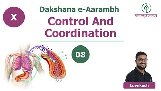 Dakshana  Aarambh  Class X  Biology  Control and Coordination  L08  Lovekush [upl. by Anitsirhcairam]