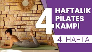 Yeni Başlayanlar İçin 4 Haftalık Pilates Kampı  4 Hafta [upl. by Nasas57]