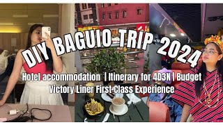 DIY Baguio Tour for 4D3N  First Class Bus Experience • Itinerary • Expenses Part 1 [upl. by Fiedler]