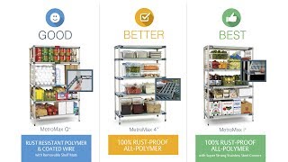 Good  Better  Best  MetroMax Polymer Shelving [upl. by Roxane]