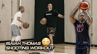 MASTER Your Footwork and Jump Shot  NBA Workout w 2x NBA AllStar Isaiah Thomas [upl. by Yrret]