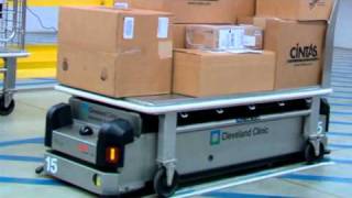 Automated Guided Vehicles At Cleveland Clinic [upl. by Bail]