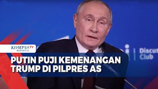 Presiden Rusia Vladimir Putin Puji Kemenangan Trump di Pilpres AS [upl. by Kaz]