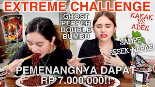 CHALLENGE GHOST PEPPER DOUBLE BUMBU VS Aurelliaurel YANG MENANG DAPAT RP 7000000 [upl. by Orimisac]