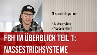 Fußbodenheizung – Unsere Systeme im Überblick  Teil 1 Nassestrichsysteme [upl. by Storm]