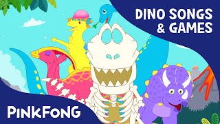 TRexPachycephalosaurusTriceratops SPECIAL  Dinosaur Songs amp Games  PINKFONG Songs for Children [upl. by Annwahs974]