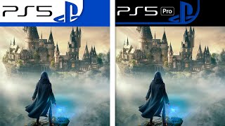 Hogwarts Legacy  PS5 vs PS5 Pro  Graphics Comparison  Analista De Bits [upl. by Edlun]