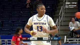 WBB Hofstra vs Stony Brook Highlights 2224 [upl. by Yecies909]