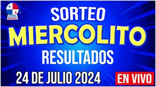 🔰🔰 EN VIVO SORTEO MIERCOLITO 24 de JULIO de 2024  Loteria Nacional de Panamá [upl. by Emaj]